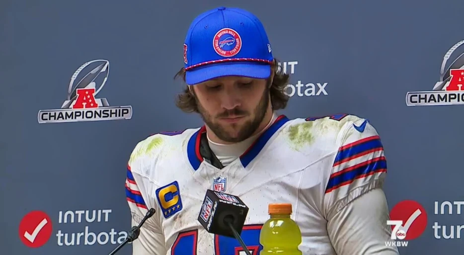 Bills QB Josh Allen Was So Heartbroken &amp; Depressed That He Could Barely Talk To Reporters After AFC Championship Loss To Chiefs