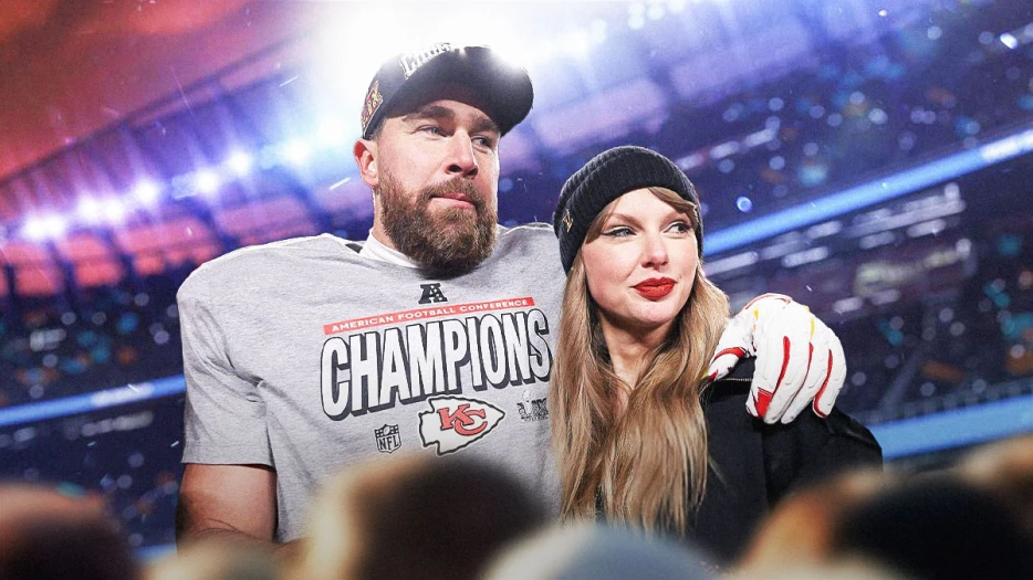 Camera catches fired-up Taylor Swift during Travis Kelce’s wild interview after Chiefs win