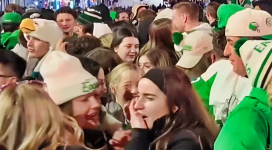 Crazed Philadelphia Eagles Fan Caught Dangerously Firing His Gun Into A Crowd Of People While Celebrating Team’s Super Bowl Berth