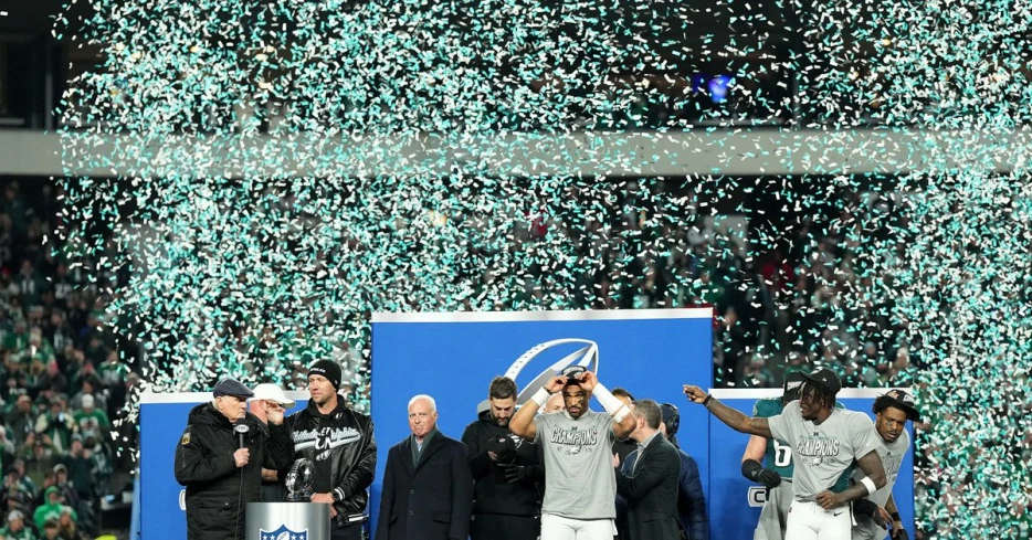 Eagles players and alumni react to NFC Championship Game victory