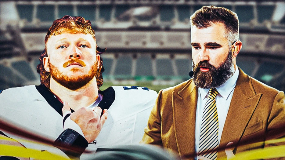 Jason Kelce’s NSFW reaction to Eagles’ Cam Jurgens playing through back injury