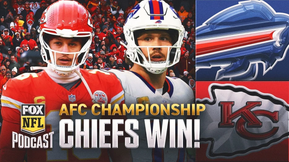 Patrick Mahomes, Kansas City Chiefs HOLD OFF Josh Allen, Buffalo Bills | NFL on FOX Pod