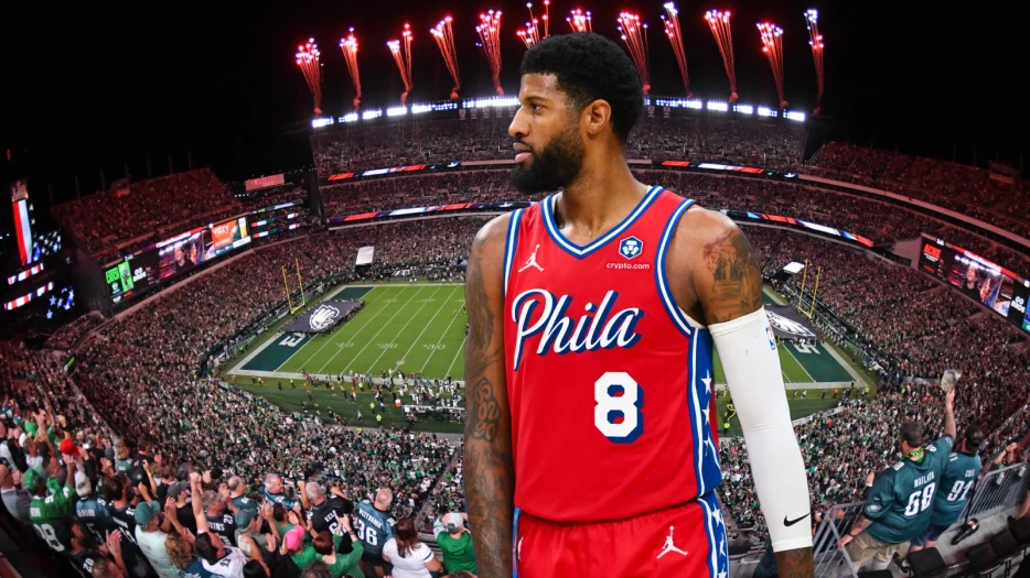 Paul George Got Stuck In Wild Philadelphia Eagles Celebration That Turned Scary