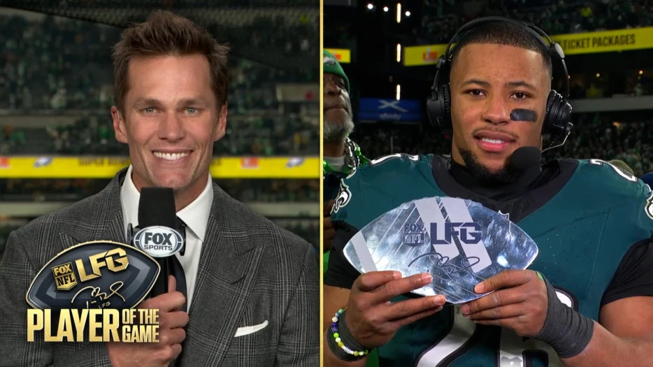 Tom Brady's LFG Player of the Game: Eagles’ Saquon Barkley in NFC Championship | DIGITAL EXCLUSIVE