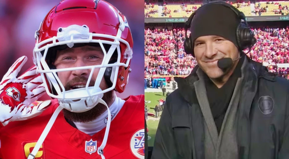 Tony Romo Called Out The Questionable Actions of Travis Kelce During AFC Championship Game