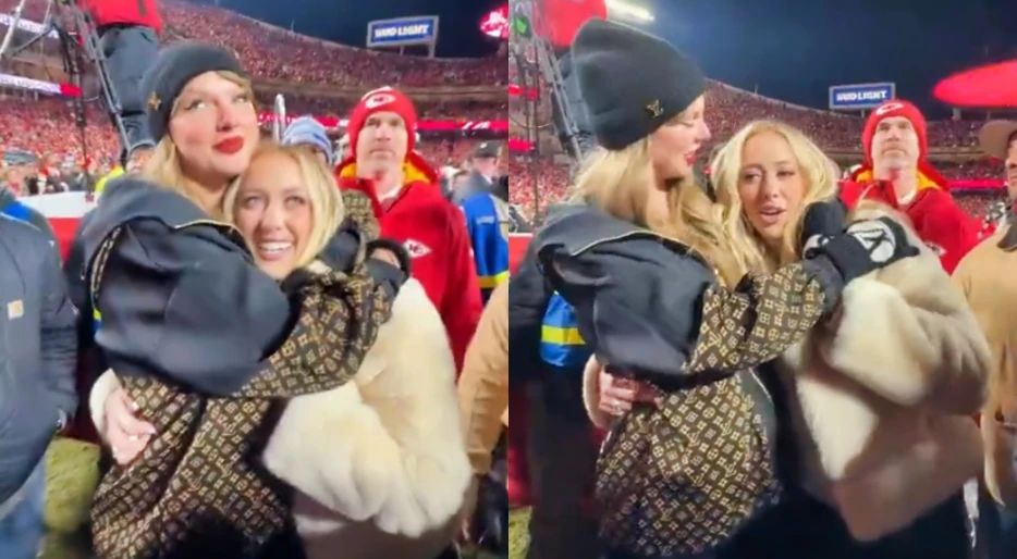 Hot Mics Caught Taylor Swift Sounding Like Every Diehard Fan During Conversation With Brittany Mahomes After Chiefs AFC Championship Win