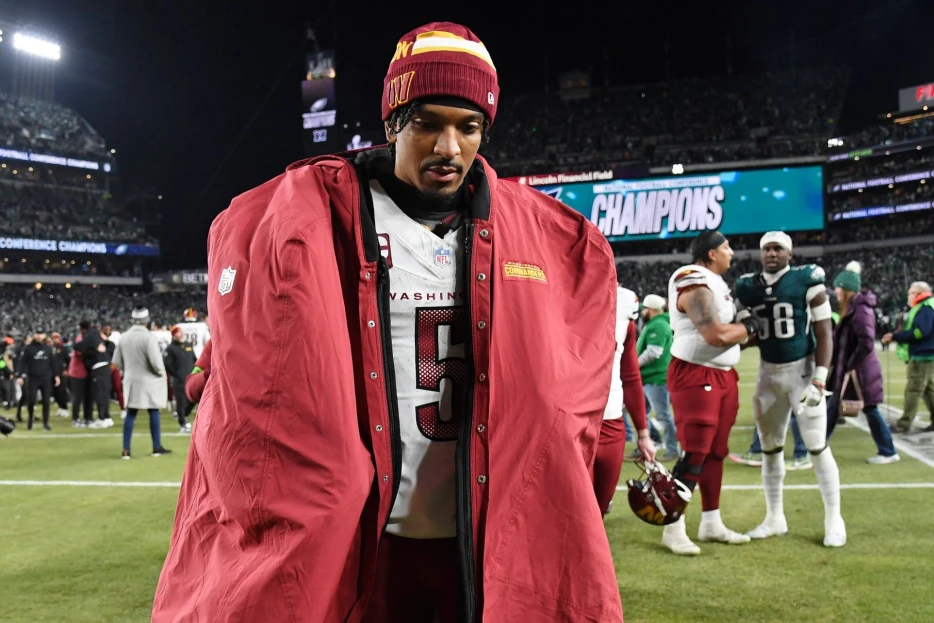 ‘It Was Disappointing’ – NFL Media Personality Calls Out Commanders Players for Letting Down Jayden Daniels in Blowout NFCCG Loss