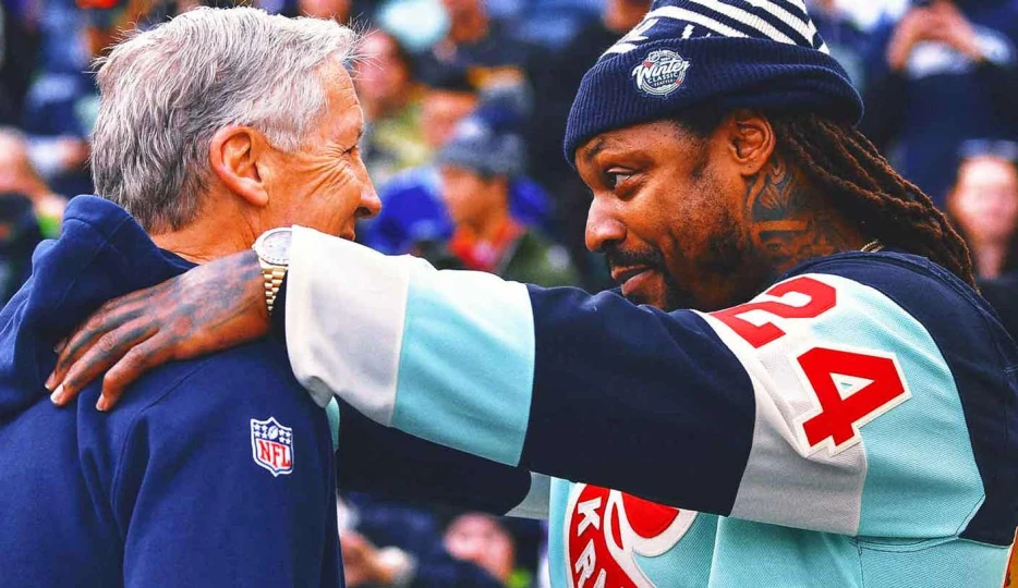 Marshawn Lynch busts out 'Raiders' cheer to support Pete Carroll’s hiring