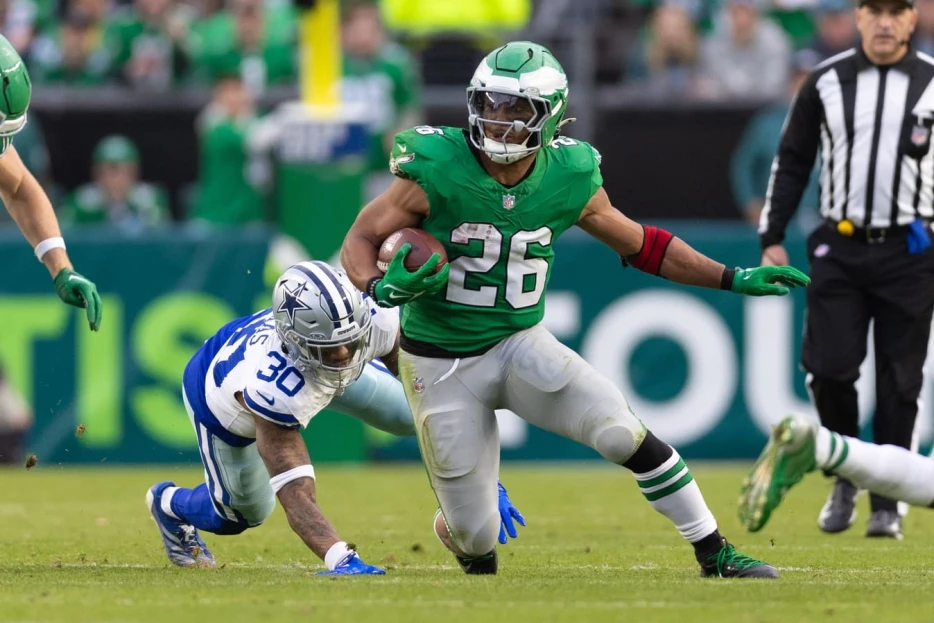 NFC Notes: Saquon Barkley, Jalen Hurts, Eagles, Frankie Luvu, Commanders Penalties