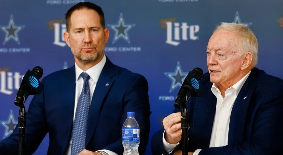 Social Media Roasts Jerry Jones After Cowboys Owner Brings Up His New HC Brian Schottenheimer’s Package Months After Cameras Caught Him Talking About His Players’ Manhood Sizes