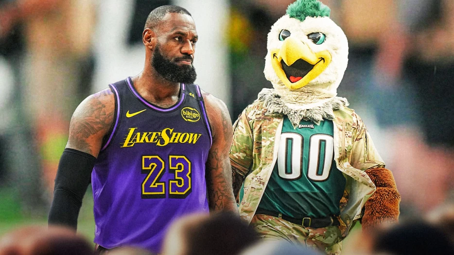 Lakers’ LeBron James sparks buzz after meeting Super Bowl-bound Eagles