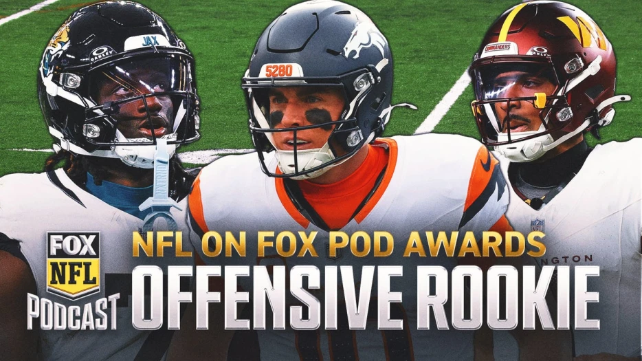 Jayden Daniels, Brian Thomas Jr. and Bo Nix headline NFL on FOX's rookie award | NFL on FOX Pod