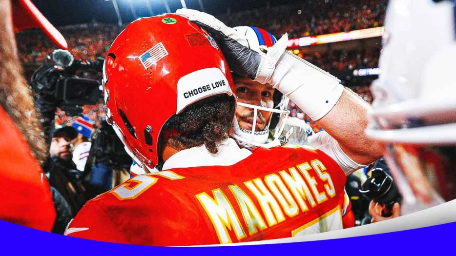 Josh Allen’s immediate message to Patrick Mahomes after Bills’ AFC title loss