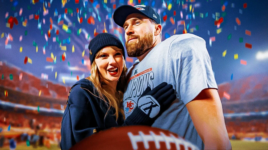 New video shows Taylor Swift’s starstruck reaction to Travis Kelce, Chiefs’ AFC Championship win