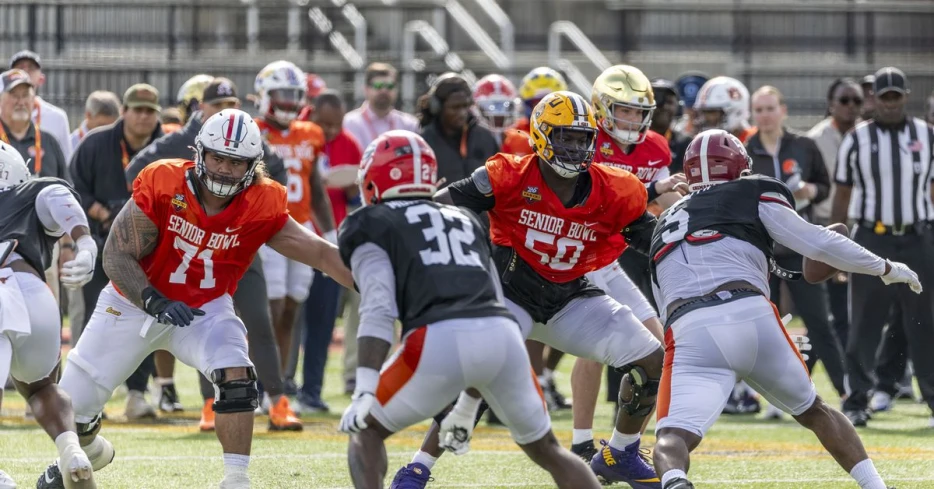 Vikings Scouting at the Senior Bowl