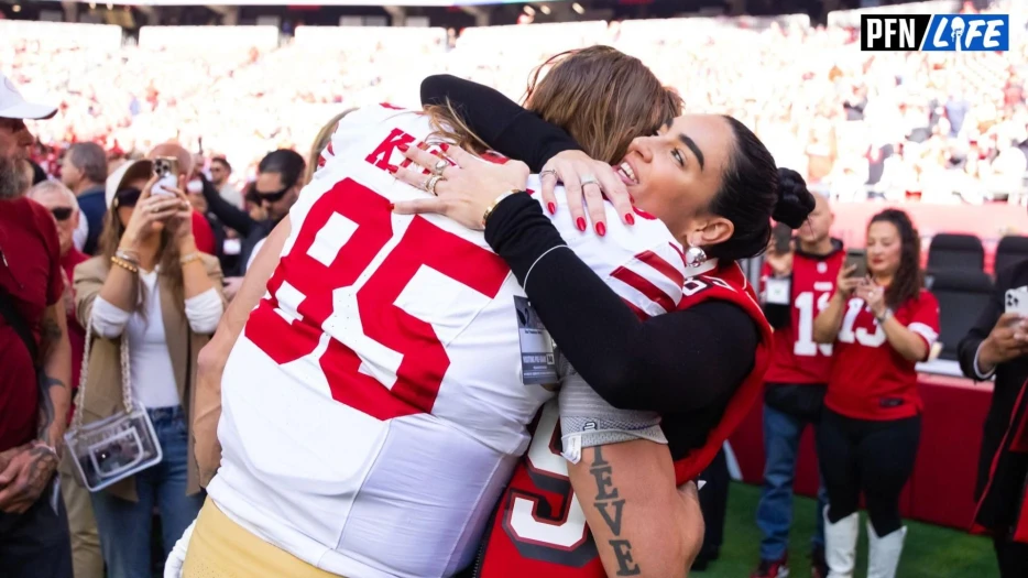 George Kittle’s Wife, Claire, Drops 3-Word Message as Niners TE Participates in Pro Bowl Games