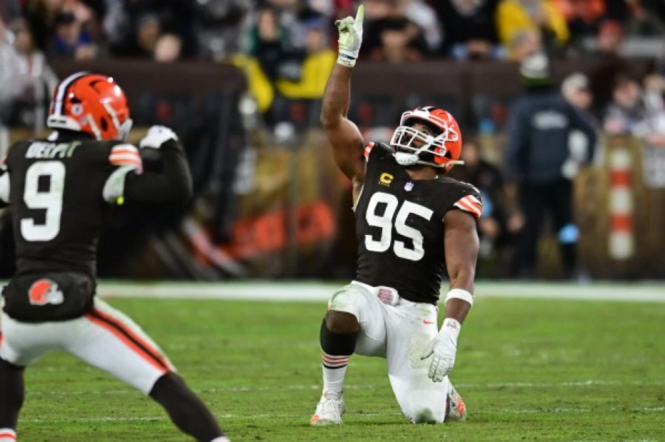 The Browns finally broke Myles Garrett