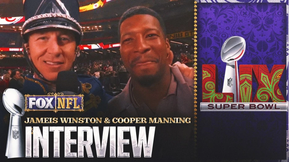 'Is this live' – Jameis Winston &amp; Cooper Manning interview each other | SBLIX Opening Night