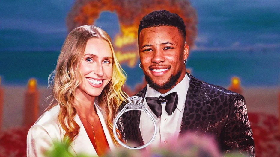 Saquon Barkley engaged to longtime girlfriend ahead of Super Bowl 59