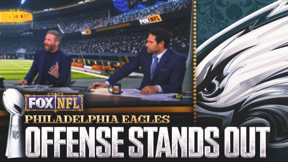 What stands out the most about the Eagles offense this season? | Super Bowl LIX Opening Night