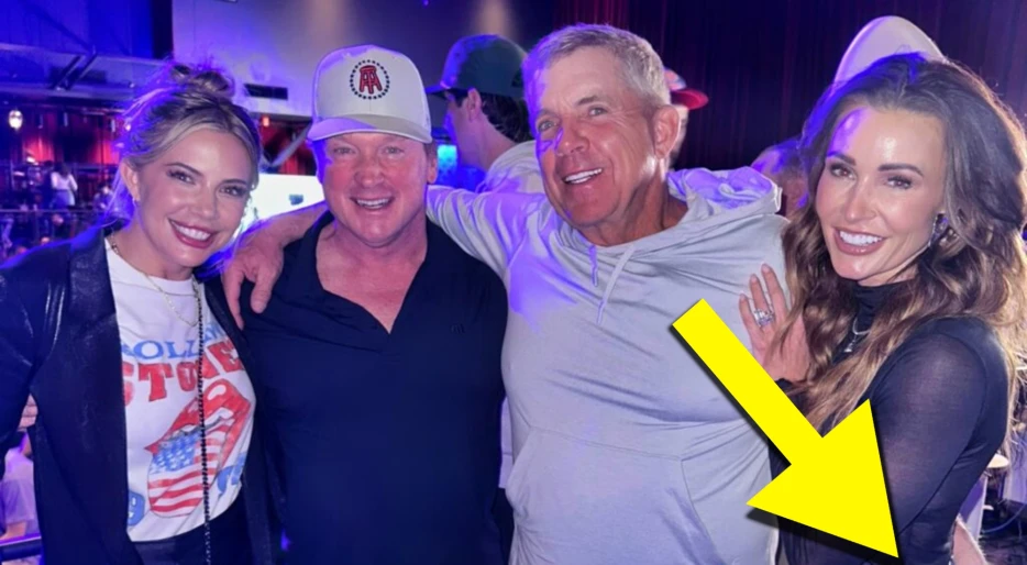 “Got A Handful Of Cheek”: Social Media Erupted Over Sean Payton’s Risky Hand Placement During Group Picture With Jon Gruden &amp; Two Females