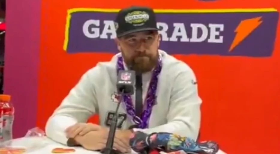 Pissed Off Travis Kelce Wanted No Part Of Reporter’s Strange Question About Taylor Swift &amp; NFL Refs