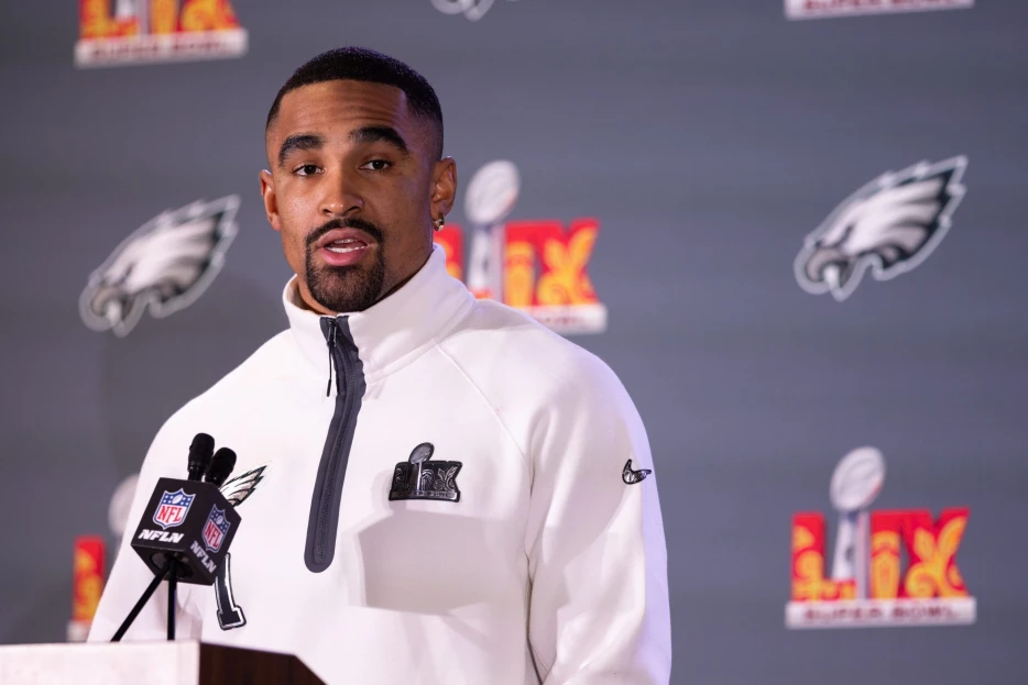 Eagles Star Jalen Hurts Gives Blunt 7-Word Response When Asked About President Donald Trump Attending Super Bowl