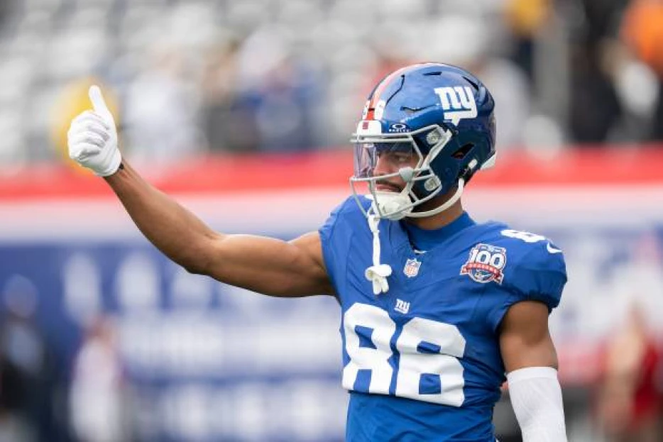 Giants' Darius Slayton named 2025 Alan Page Community Award winner