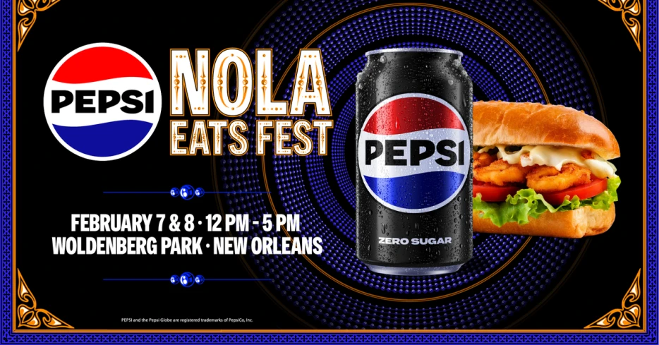 Pepsi gives fans a taste of the Big Easy at the NOLA Eats Fest this weekend