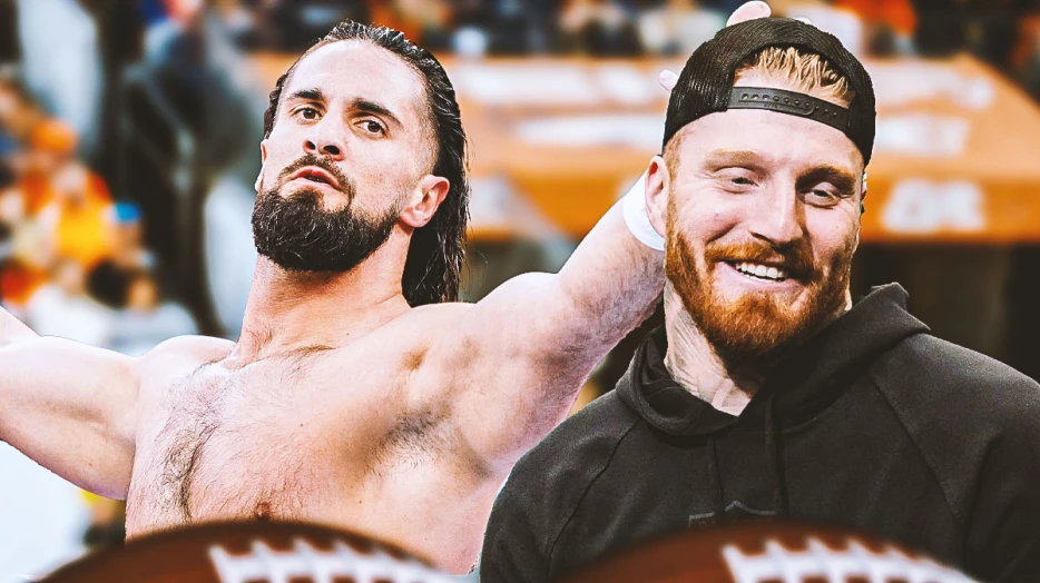 Bears fan Seth Rollins makes recruiting pitch to Maxx Crosby