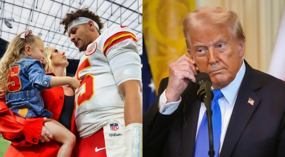 Donald Trump Unleashes Shocking Message About Patrick &amp; Brittany Mahomes Ahead Of Super Bowl LIX