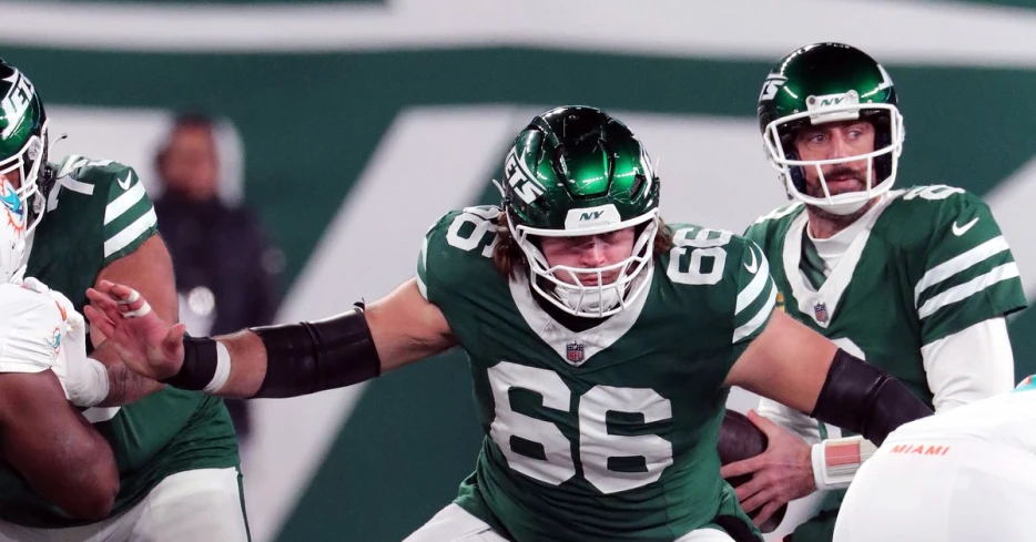 How did the New York Jets offensive line fare in 2024?