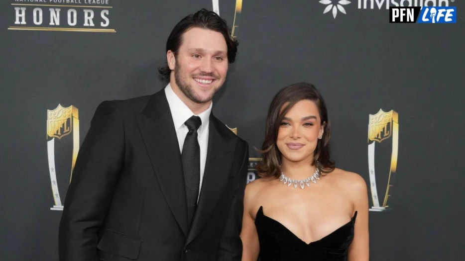 MVP Finalist Josh Allen and Fiancée Hailee Steinfeld Stun on NFL Honors Red Carpet