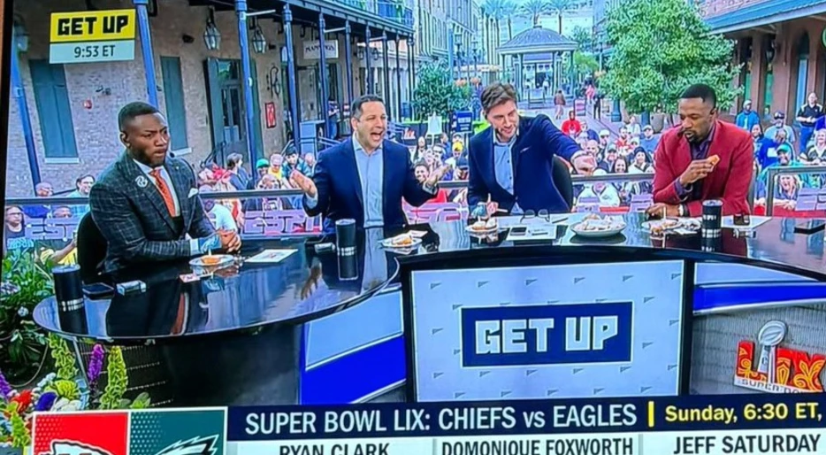 PHOTO: Top ESPN Personalities Get Exposed For Cheating While Making Their Picks For Super Bowl 59 Winner On Live TV