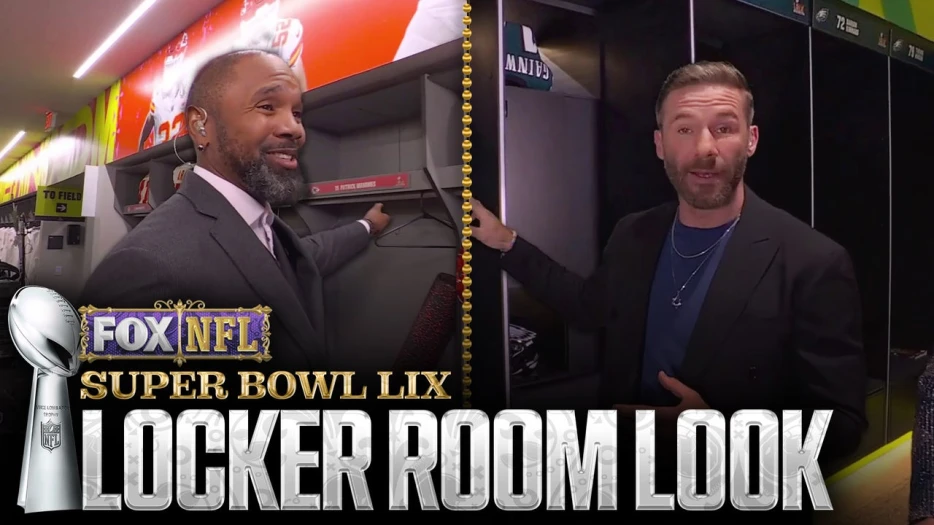 Charles Woodson &amp; Julian Edelman go inside Chiefs' &amp; Eagles' locker rooms ahead of Super Bowl LIX