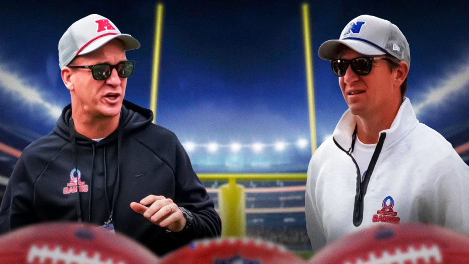 Eli Manning schools Peyton Manning in FanDuel Kick of Destiny before Super Bowl 59