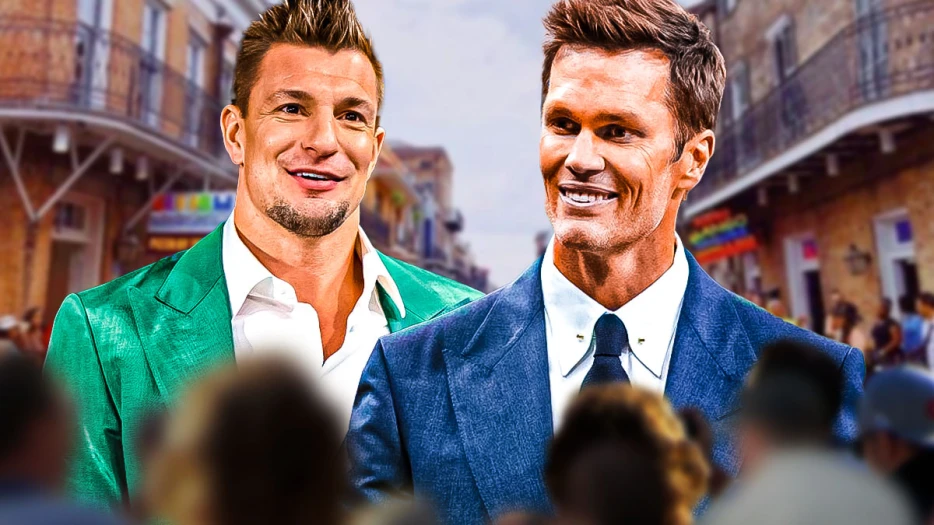 NFL news: Tom Brady, Rob Gronkowski reunite for epic Bourbon Street Super Bowl connection