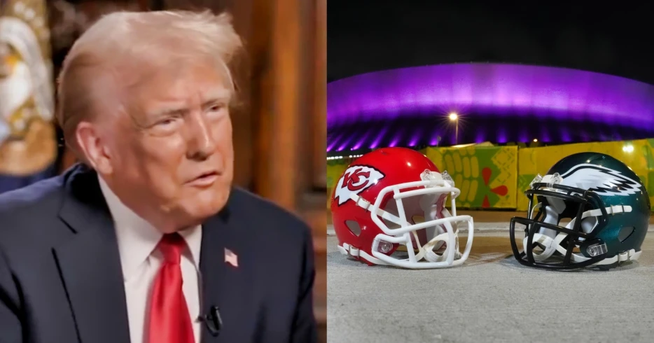 President Donald Trump Gives His Prediction On Who Will Win Super Bowl 59 Between Chiefs &amp; Eagles