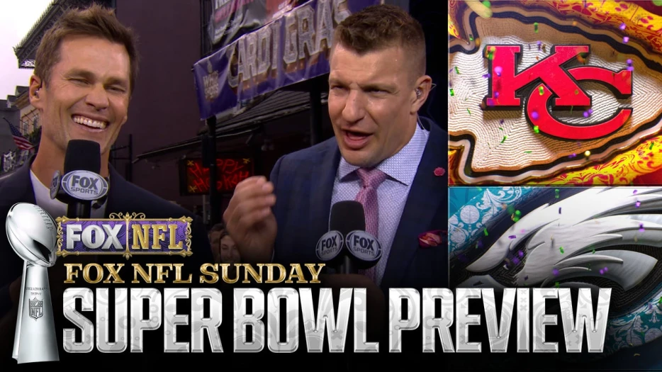 Tom Brady joins "NFL on FOX" crew to preview Chiefs-Eagles | Super Bowl LIX on FOX