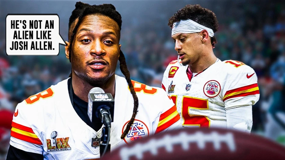 Chiefs’ DeAndre Hopkins drops 2-word Patrick Mahomes truth bomb after Super Bowl loss