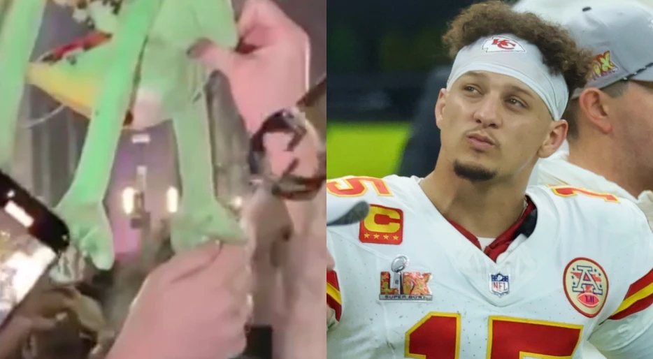 Eagles Fans Crossed The Line With Their Disgusting Use Of Patrick Mahomes “Kermit The Frog” Doll During Super Bowl Celebration