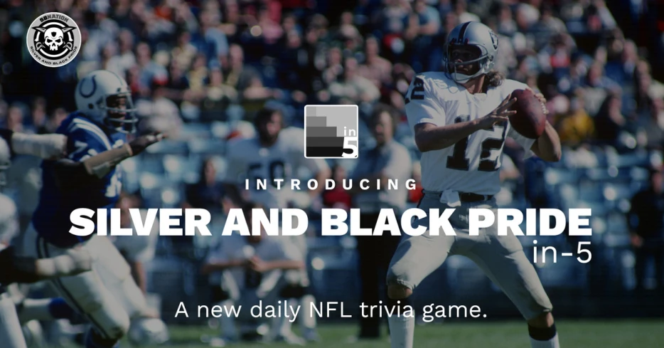 Introducing Silver and Black Pride in-5 daily trivia!