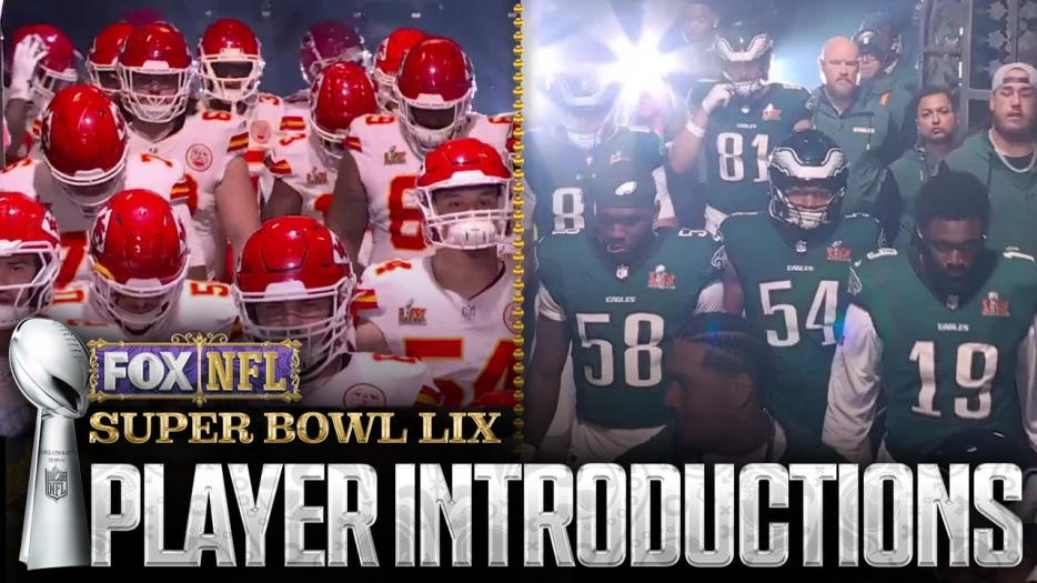 Jon Hamm &amp; Bradley Cooper introduce Chiefs &amp; Eagles ahead of Super Bowl LIX