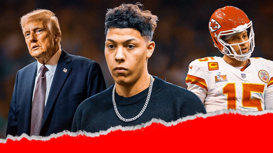 Patrick Mahomes’ brother Jackson trolled after Super Bowl loss for Donald Trump picture