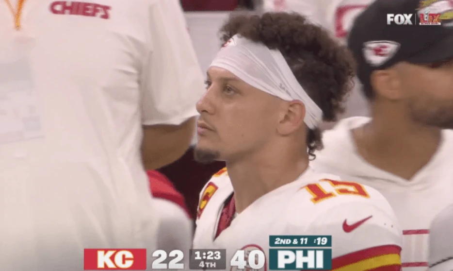 Patrick Mahomes was holding back tears at the end of the Chiefs' humbling Super Bowl loss