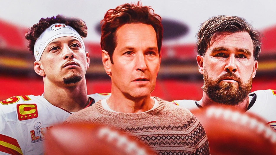 Paul Rudd embodies all Chiefs fans during Super Bowl with on-camera facepalm