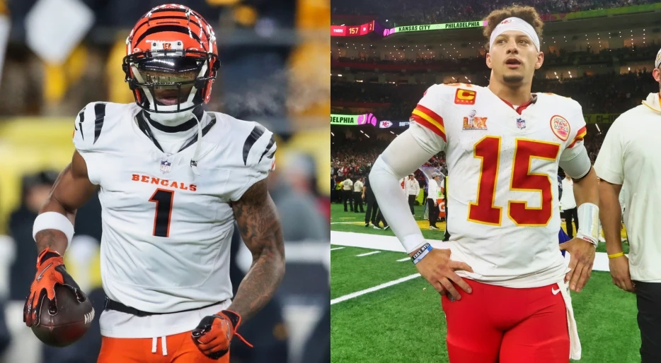 PHOTO: Ja’Marr Chase Celebrated His Rival Kansas City Chiefs Getting Destroyed In Super Bowl LIX In The Most Cruel Way Possible