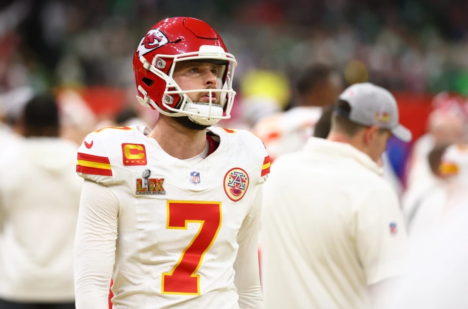 Chiefs Kicker Harrison Butker’s Suit Was Stolen After Embarrassing Super Bowl Loss to Eagles