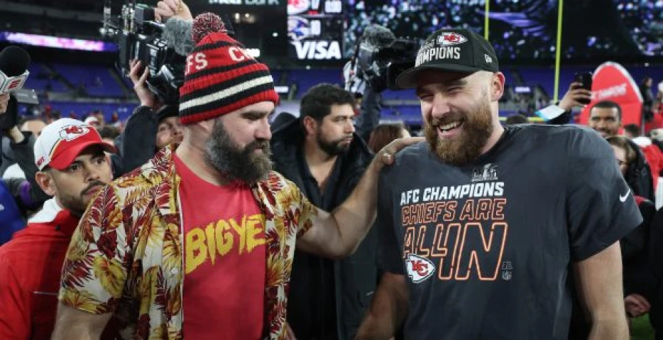 Jason Kelce talks about his difficult Super Bowl as he rooted for Travis and the Eagles