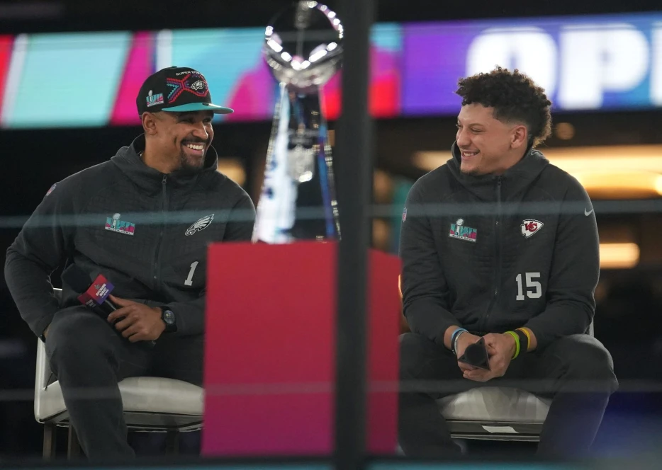 Patrick Mahomes Gives Jalen Hurts Ultimate Compliment, Gets Candid on Budding Rivalry After 2nd Super Bowl Clash